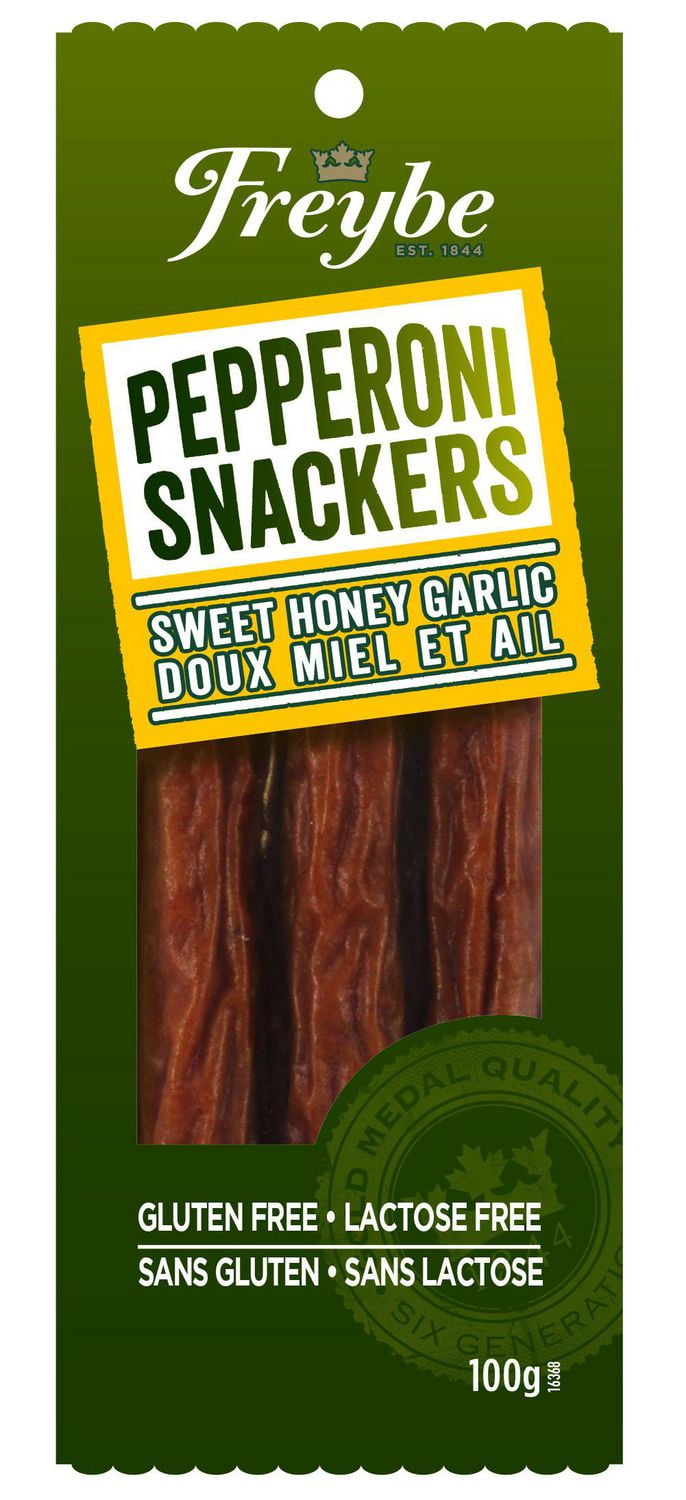 Bâtonnet de pepperoni séché Pepperoni Snackers à saveur de doux miel et l'ail